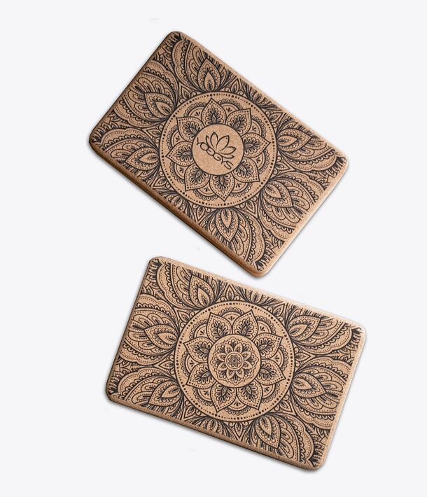 Kruh na jógu DARK MANDALA NATURAL