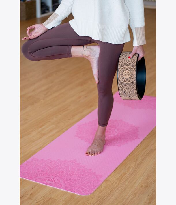 Podložka na cvičení BASIC MANDALA PINK