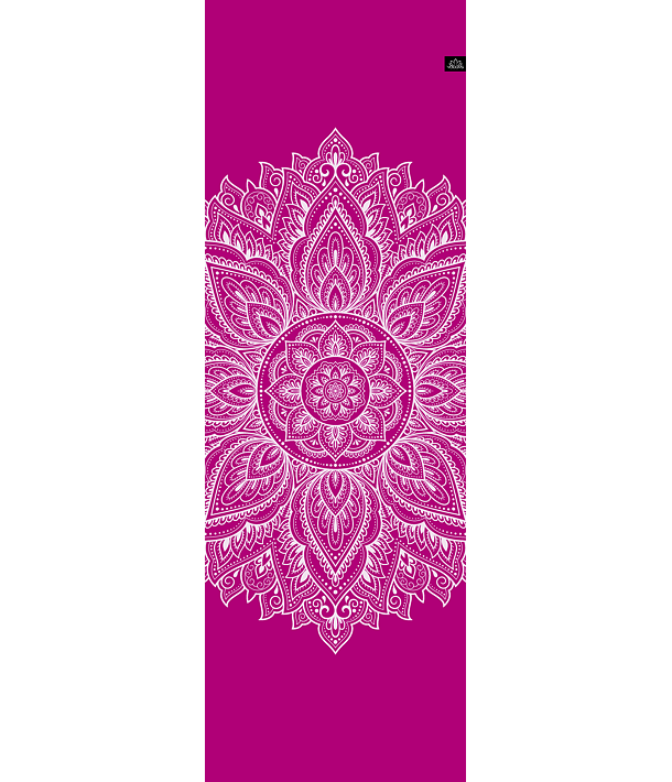 Podložka na cvičení purpurová MANDALA