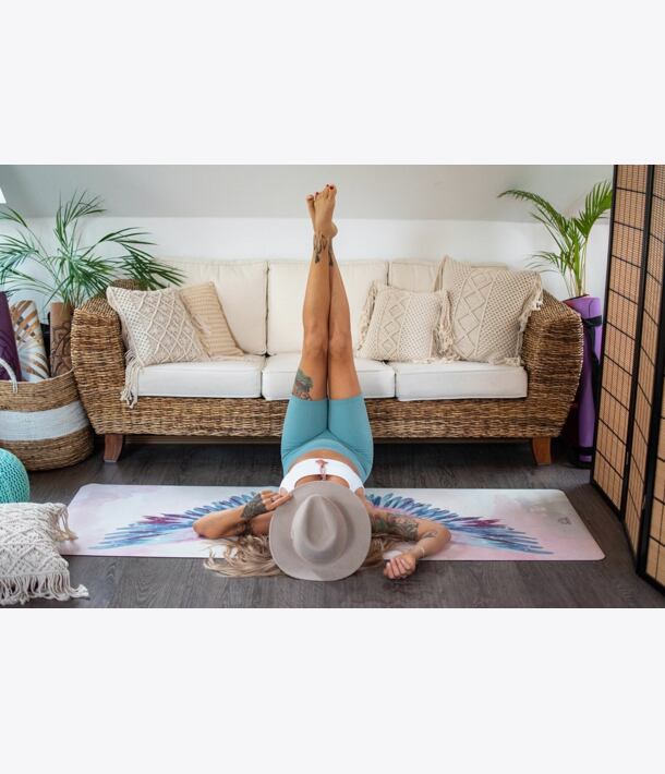 Designová podložka na jógu OPEN YOUR WINGS