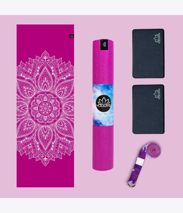 MULTIPACK SET NA JÓGU BASIC purpurová MANDALA