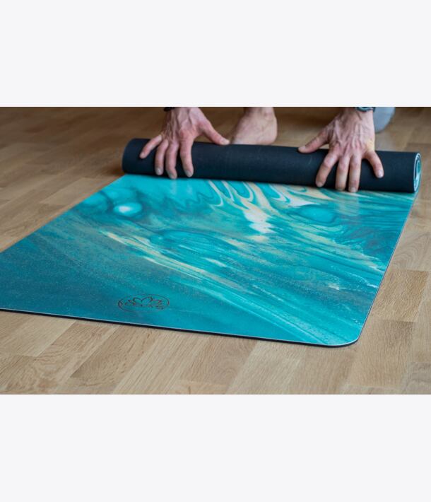 YOGGYS jógová podložka AQUA neklouzavá jógamatka, AQUA