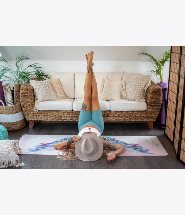 neklouzavá podložka na cvičení, svoboda OPEN YOUR WINGS