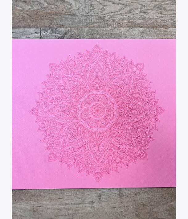 Podložka na cvičení BASIC MANDALA PINK