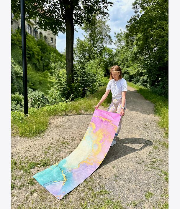 SHINE BRIGHT, podložka na jógu, profesionální jógamatka, jógová podložka barevná, SHINE BRIGHT