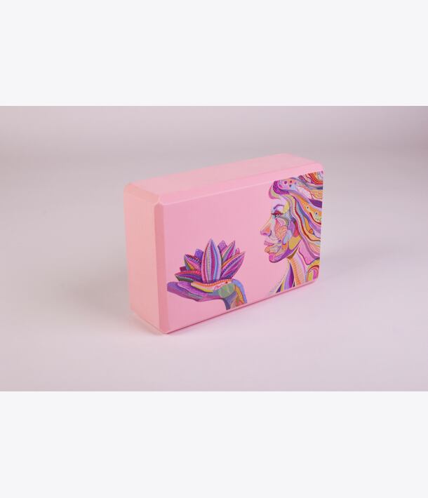 YOGGYS Cihlička na jógu růžová LOTUS BLOSSOM
