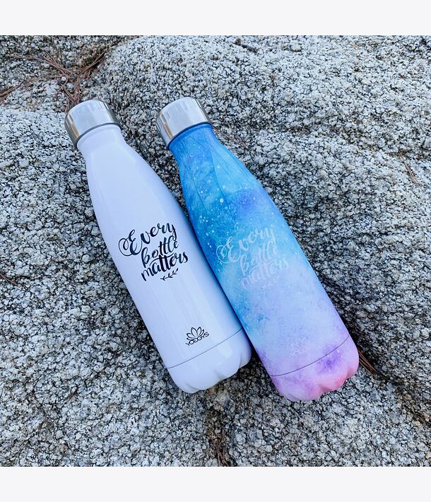 Eko lahev, termo lahev Yogibottle BÍLÁ