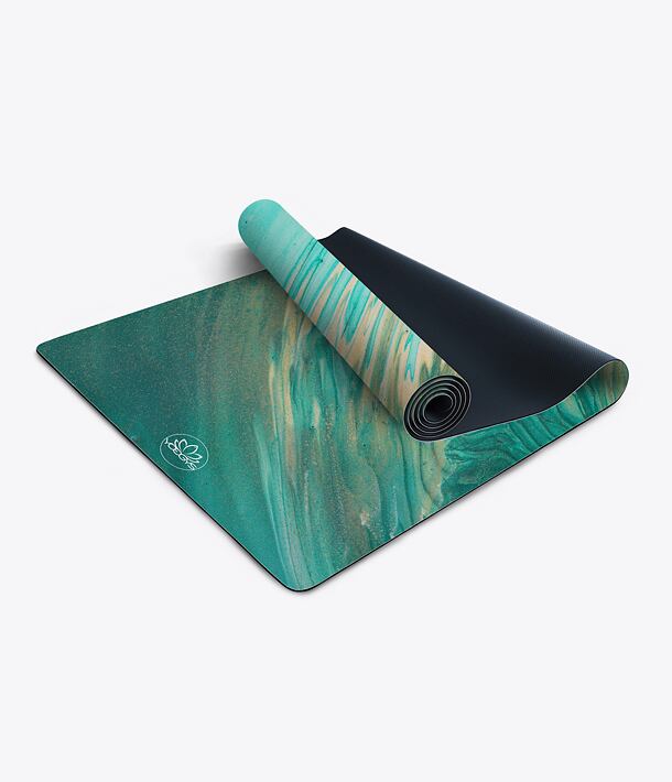 YOGGYS [AQUA] designová jógová podložka z ekologického materiálu