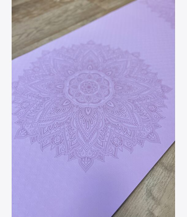 Podložka na cvičení tpe BASIC MANDALA LILA