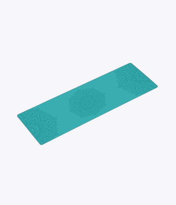 Podložka na cvičení pro začátečníky s mandalami AZUROVÁ