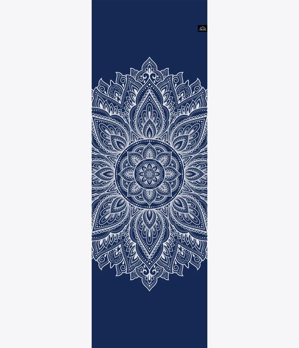 Podložka na cvičení královská modrá MANDALA