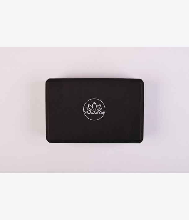 Cihlička na jógu černá LOTUS BLOSSOM