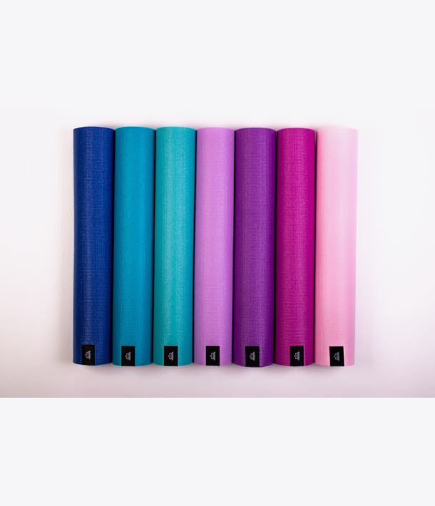 YOGGYS - barevná jógová podložka z PVC materiálu