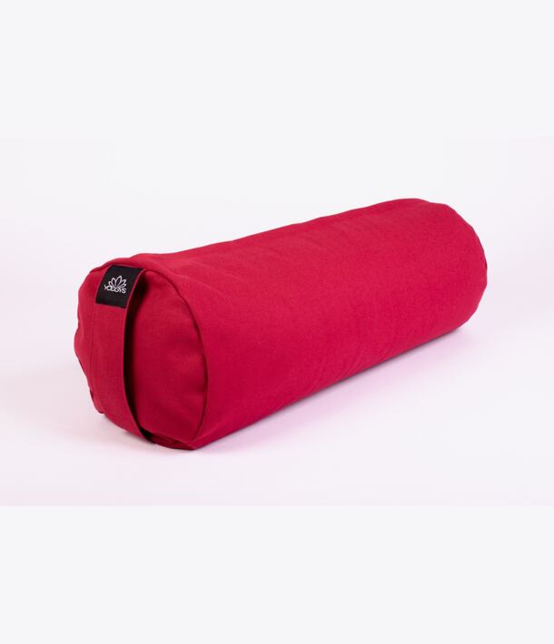 YOGGYS - meditační bolster, červená