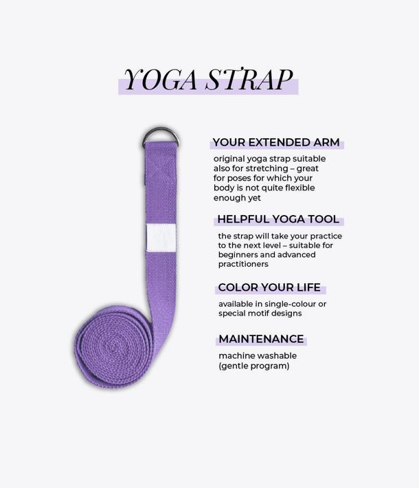 YOGGYS - STRETCHING STRAP jógový popruh, pásek, jógový pásek