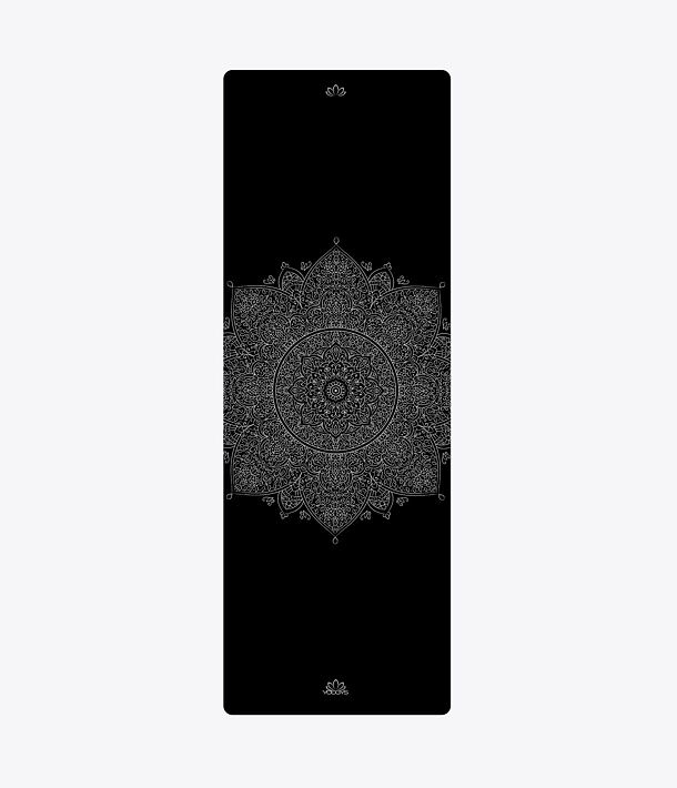 Neklouzavá podložka na jógu MANDALA SILVER