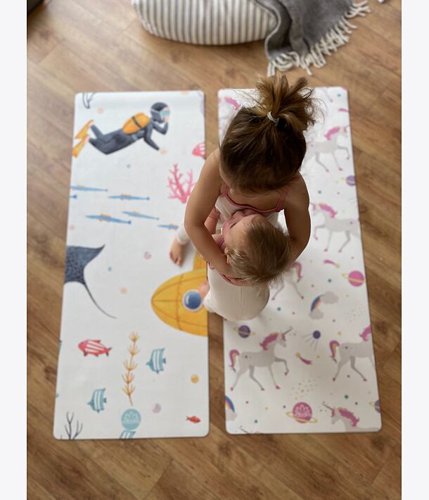 podložka na cvičení pro děti, dětská jógová podložka, SCUBA DIVER