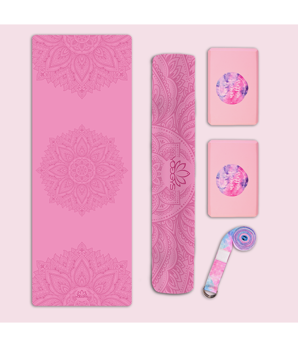 MULTIPACK SET NA JÓGU BASIC MANDALA PINK