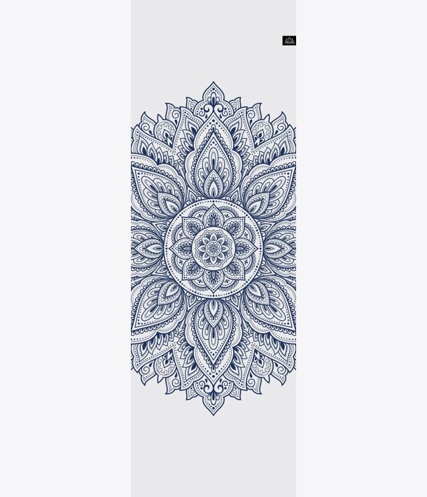 Podložka na cvičení bílá MANDALA