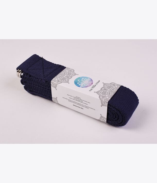 YOGGYS - STRETCHING STRAP jógový popruh [TMAVĚ MODRÁ]