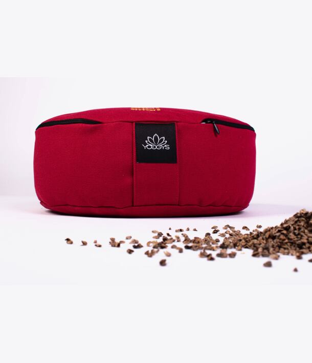 YOGGYS - meditační polštář, červená [MANTRA]