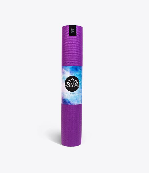 YOGGYS - jógová podložka, borůvková