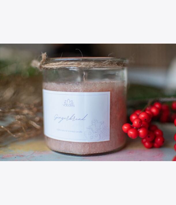 aromaterapie, přírodní svíčka, perníček, vánoční perník, ginger bread