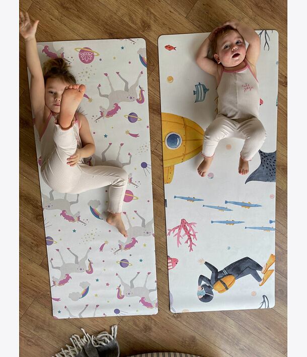 podložka na cvičení pro děti, dětská jógová podložka, SCUBA DIVER