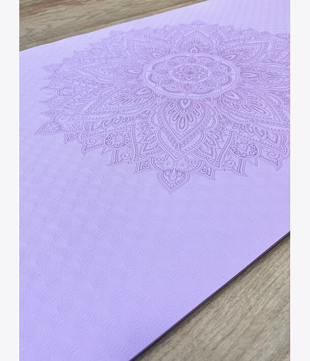 Podložka na cvičení tpe BASIC MANDALA LILA