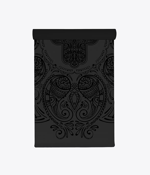 profesionální jógová podložka z přírodní gumy ALL YOGA MAT černá HAMSA BLACK