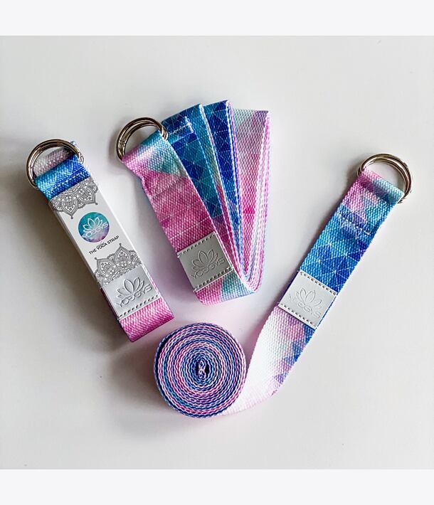 YOGGYS - YOGA STRETCHING STRAP [DIAMONDS]