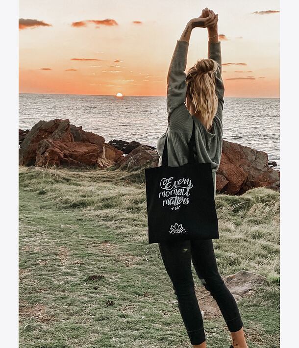 Yoggys eco taška - every moment matters