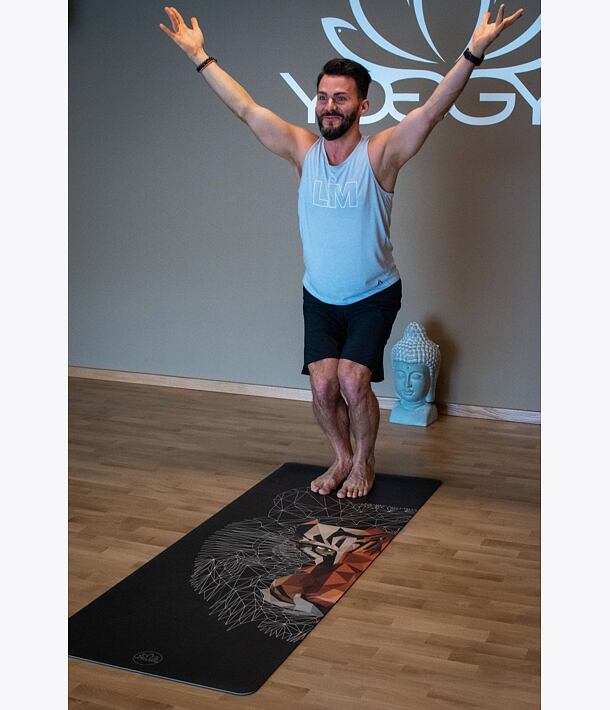 tygr, tiger, rok tygra, jógová podložka, podložka na jógu, jógamatka, yoga mat