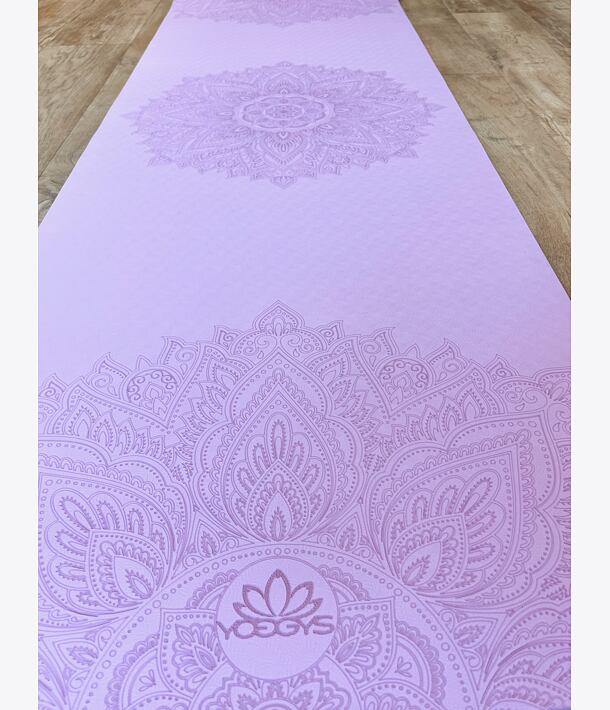 Podložka na cvičení tpe BASIC MANDALA LILA