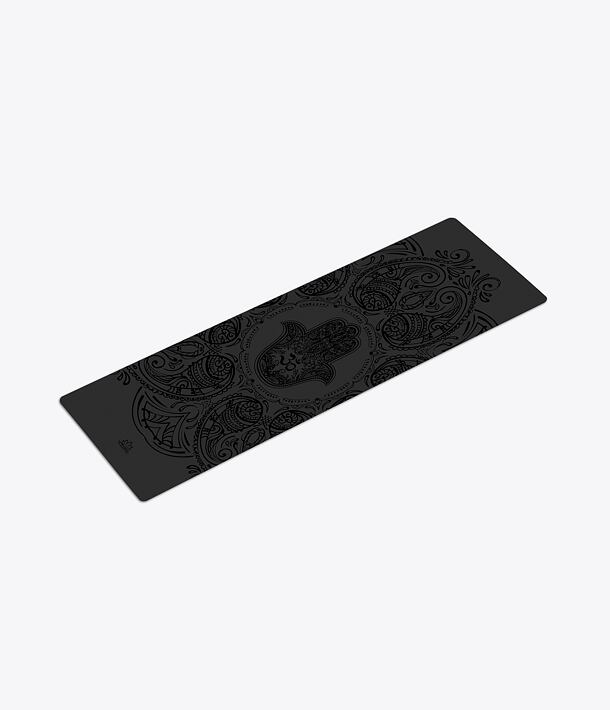 profesionální jógová podložka z přírodní gumy ALL YOGA MAT černá HAMSA BLACK