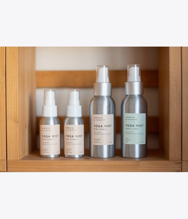 Aromaterapeutický sprej, Yoga mist, čistící sprej na podložku 