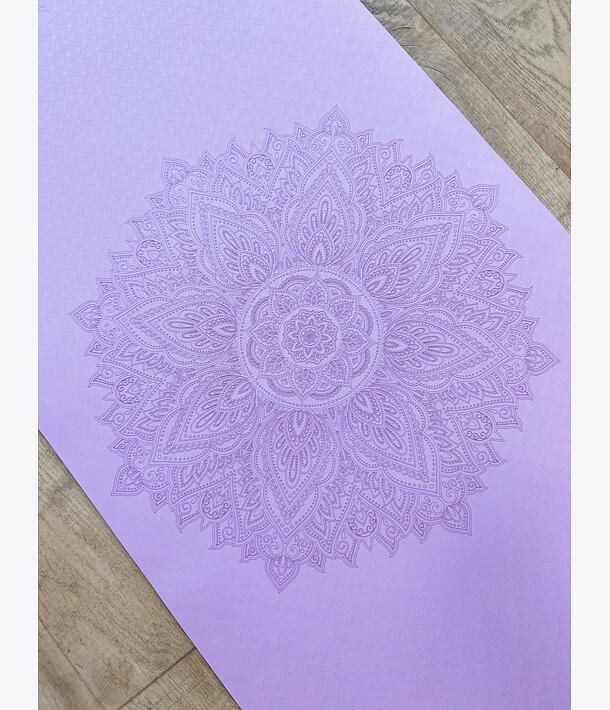 Podložka na cvičení tpe BASIC MANDALA LILA