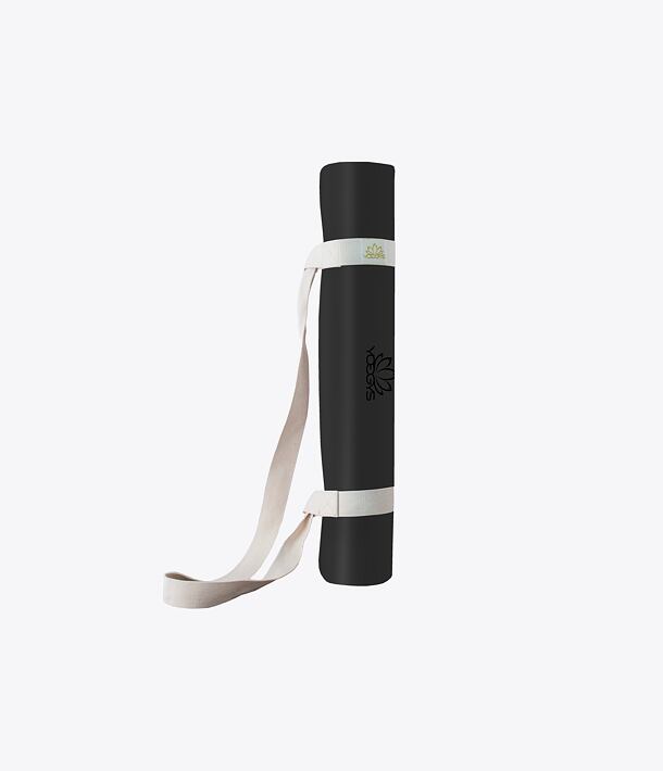 profesionální jógová podložka z přírodní gumy ALL YOGA MAT černá HAMSA BLACK