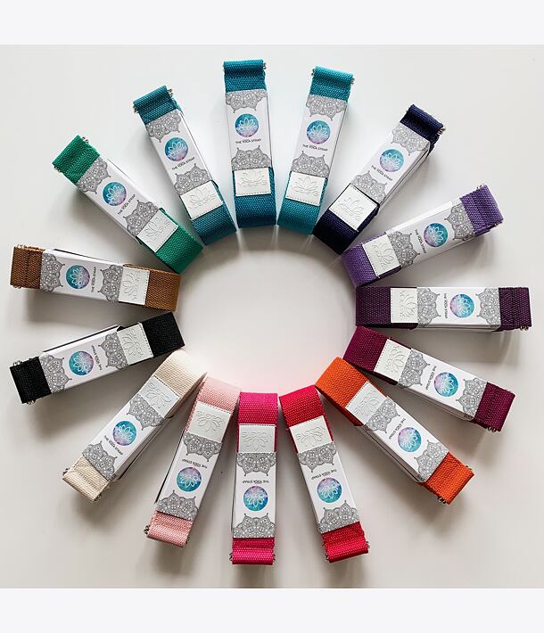 YOGGYS - STRETCHING STRAP JÓGOVÝ POPRUH [BRONZOVÁ]