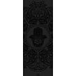 Neklouzavá podložka na jógu HAMSA BLACK