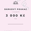 Dárkový poukaz v hodnotě 3000 Kč