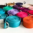 YOGGYS - STRETCHING STRAP jógový popruh [KRÉMOVÁ]