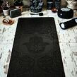 profesionální jógová podložka z přírodní gumy ALL YOGA MAT černá HAMSA
