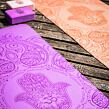 profesionální jógová podložka z přírodní gumy ALL YOGA MAT fialová HAMSA 