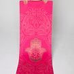 YOGGYS [HAMSA GYPSY SOUL] růžová designová jógová podložka s HAMSOU,