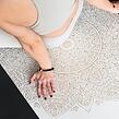 mandala gold, jógová podložka, profesionální podložka na jógu, jógamatka