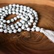 Meditační mala - magnezit