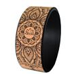 Kruh na jógu DARK MANDALA NATURAL a korková cihlička s mandalou