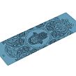 Neklouzavá profesionální podložka na jógu HAMSA DARK BLUE tmavě modrá