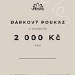 Dárkový poukaz v hodnotě 2000 Kč